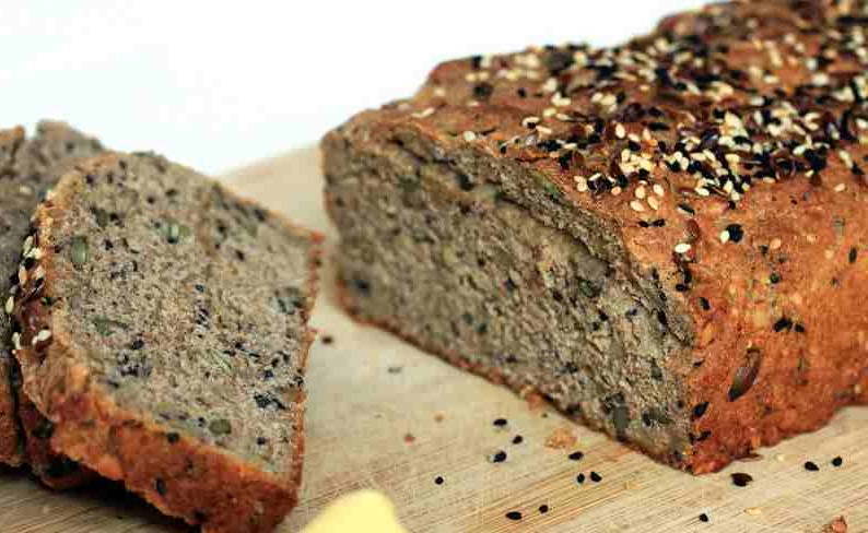 Healthy Multigrain bread. full of nutrients and different seeds