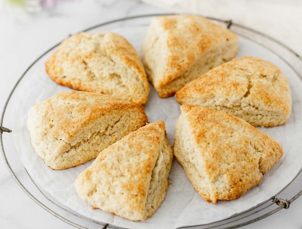 Scones. delicious sweet or savory breakfast breads