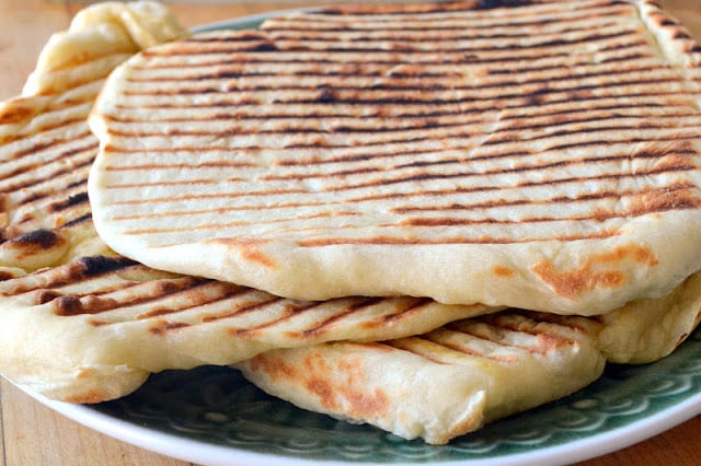Laffa. flatbread used in Middle Eastern cultures. 